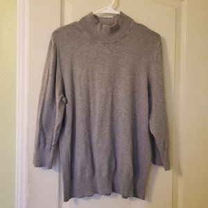 ✨2/$15✨ Gray mock neck sweater